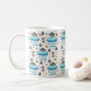 Baby Shower Kat Hond Muizen Regenboog Vis Mok