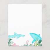 Baby shower Keepsake Kaart Voorspellingen en Advie (Achterkant)