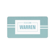 Baby shower, kerstman blauwe date