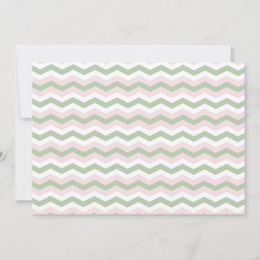 Baby shower kerstmis kaart (Achterkant)