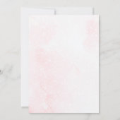 Baby shower kerstmis kaart (Achterkant)