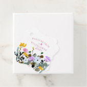 Baby shower Kijk hoe ik wilde bloem kweek Dank je Bedankjes Labels (In situ)