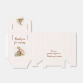 Baby shower  kind met naam bedankdoosjes (Uitgevouwen)