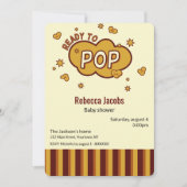 Baby shower "Klaar om te poppen" Kaart (Voorkant)