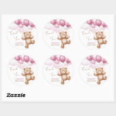 Baby shower Klassieke Sticker (Vel)