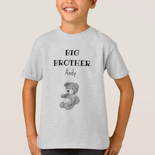 Baby Shower Kleding Broer Zus Kinderen-Jeugd XS-XL T-shirt (Voorkant)