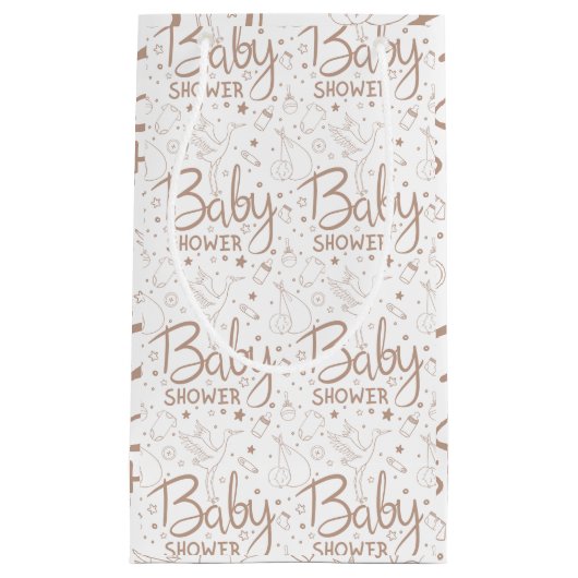 Baby shower klein cadeauzakje (Voorkant)