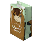 Baby shower klein cadeauzakje (Voorkant Gekanteld)