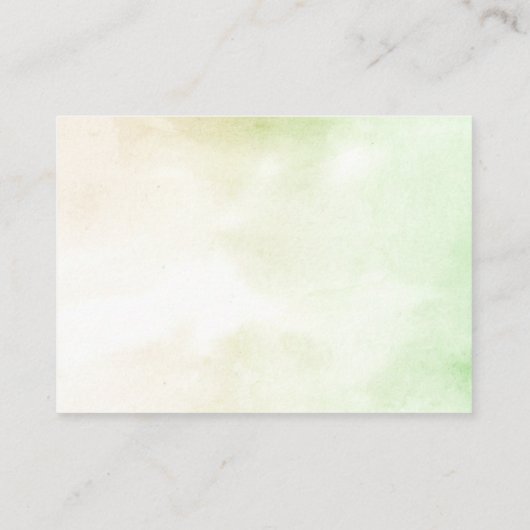 Baby shower kleine Beer boeken voor Baby Visitekaartje (Achterkant)