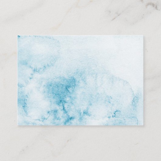 Baby shower kleine Beer boeken voor Baby Visitekaartje (Achterkant)