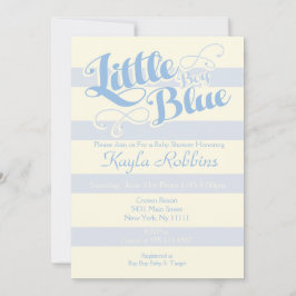 baby shower, kleine jongen blauwe uitvindingen kaart