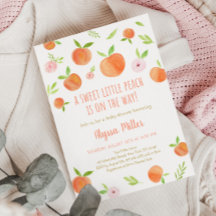 Baby shower Kleine Peach