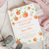 Baby shower Kleine Peach Kaart