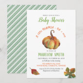 Baby Shower | Kleine pompoen zijn onderweg Kaart (Voorkant / Achterkant)