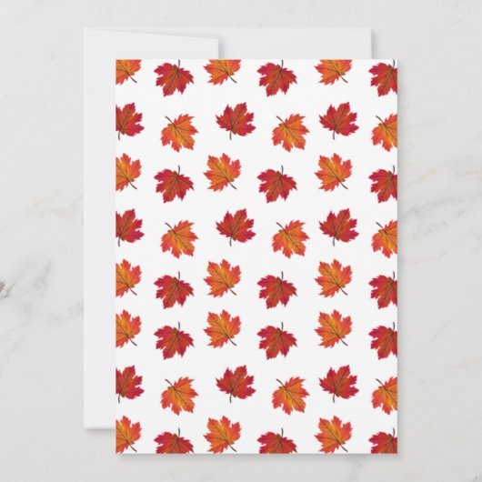 Baby shower kleine pompoenblauw Herfst Kaart (Achterkant)