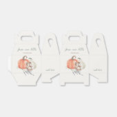 Baby shower kleine pompoHerfst Bedankdoosjes (Uitgevouwen)