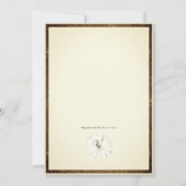 Baby shower kleine pompoHerfst Kaart (Achterkant)