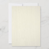 Baby shower kleine pompoHerfst Kaart (Achterkant)