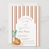 Baby shower kleine pompoHerfst Kaart (Voorkant)