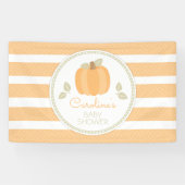 Baby shower kleine pompoHerfst Spandoek (Horizontaal)