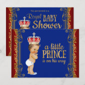 Baby Shower Kleine Prins Kaart (Voorkant / Achterkant)