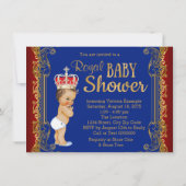 Baby Shower Kleine Prins Kaart (Achterkant)