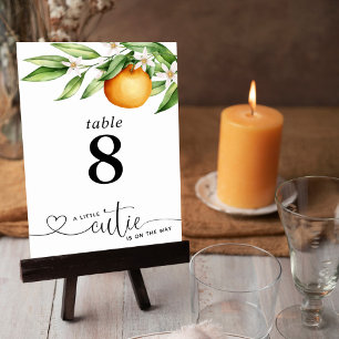 Baby shower Kleine Sinaasappels Kaart