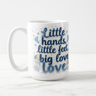 Baby shower kleine voetjes koffiemok