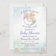 Baby shower Kleine Zeemeermin