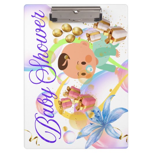 Baby Shower Klembord (Voorkant)