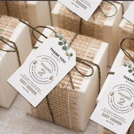 Baby shower Knockout Dank u Label Cadeaulabel