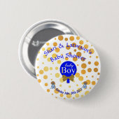 baby shower knop ronde button 5,7 cm (Voorkant /achterkant)