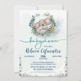 Baby Shower Koala Invitation Kaart