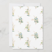 Baby Shower Koala Invitation Kaart (Achterkant)