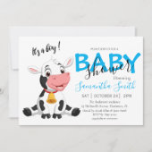 Baby shower koe aankondiging (Voorkant)
