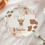 Baby shower Koe Greenery Highland Koe Papieren Bordje<br><div class="desc">Serveer uw baby shower traktaties met charme met behulp van onze Holy Koe Greenery Highland Koe Baby shower Paper Borden! Deze prachtige borden zijn voorzien van een schattig ontwerp dat een vleugje rustieke elegantie toevoegt aan uw feest. Belangrijkste kenmerken: Schattig Highland Koe Design: Met een donzige hoogland koe omringd door...</div>
