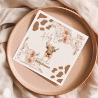 Baby shower Koe Greenery Highland Koe