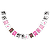 Baby shower Koe Print Vlaggetjes (Alle)