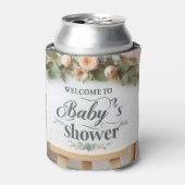 Baby shower Koelbox Gepersonaliseerd 12 oz Blikjeskoeler (Blikje Voorkant)