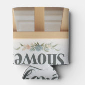 Baby shower Koelbox Gepersonaliseerd 12 oz Blikjeskoeler (Achterkant)