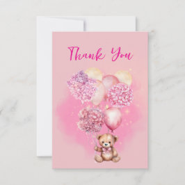 Baby shower kunnen we nauwelijks afwachten bedankkaart