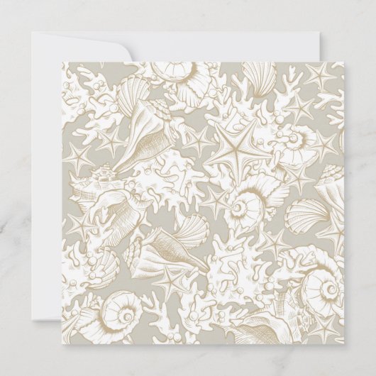 baby shower kust van turkooise goudkust (Achterkant)