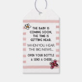 Baby shower Label Cadeaulabel (Voorkant)