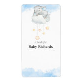 Baby shower label stickers (Voorkant)