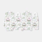 Baby shower lammeren bedankdoosjes (Uitgevouwen)