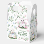 Baby shower lammeren bedankdoosjes (Geopend)
