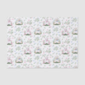 Baby shower lammeren tissuepapier (Voorkant)