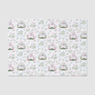 Baby shower lammeren tissuepapier