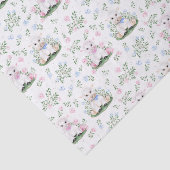 Baby shower lammeren tissuepapier (Detail)