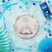 Baby shower lamproze Floral Papieren Bordje (Feest)